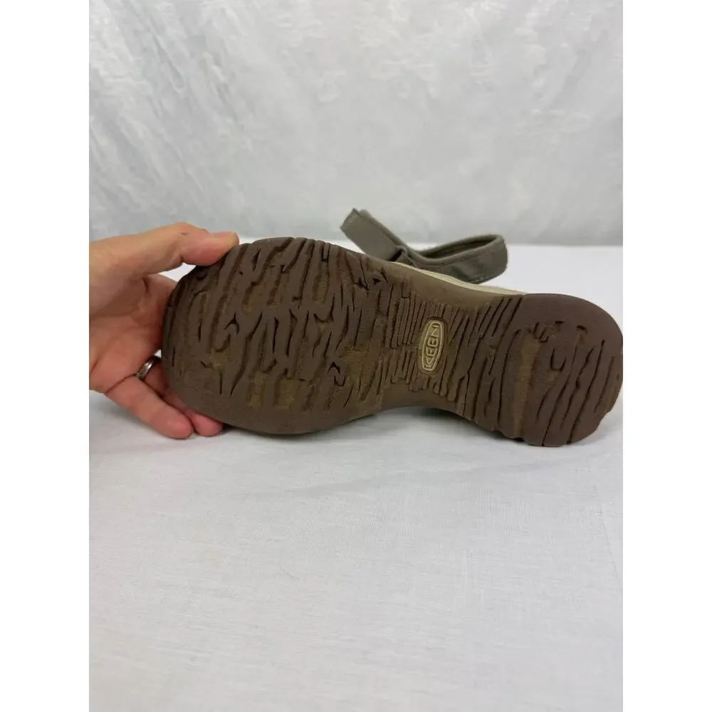 KEEN Whisper Women's Closed Toe Sport Sandals Taupe Brown Size 6